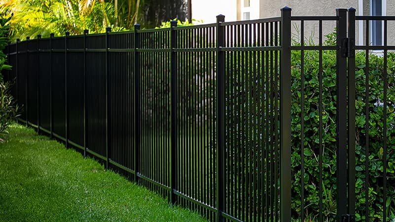Aluminum fence installed by SHLY in Ohio and Western Pennsylvania
